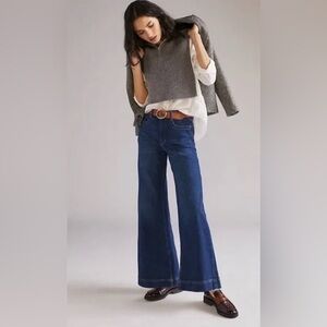 Anthropologie “Maeve” Jada High Rise Wide-Leg Jeans